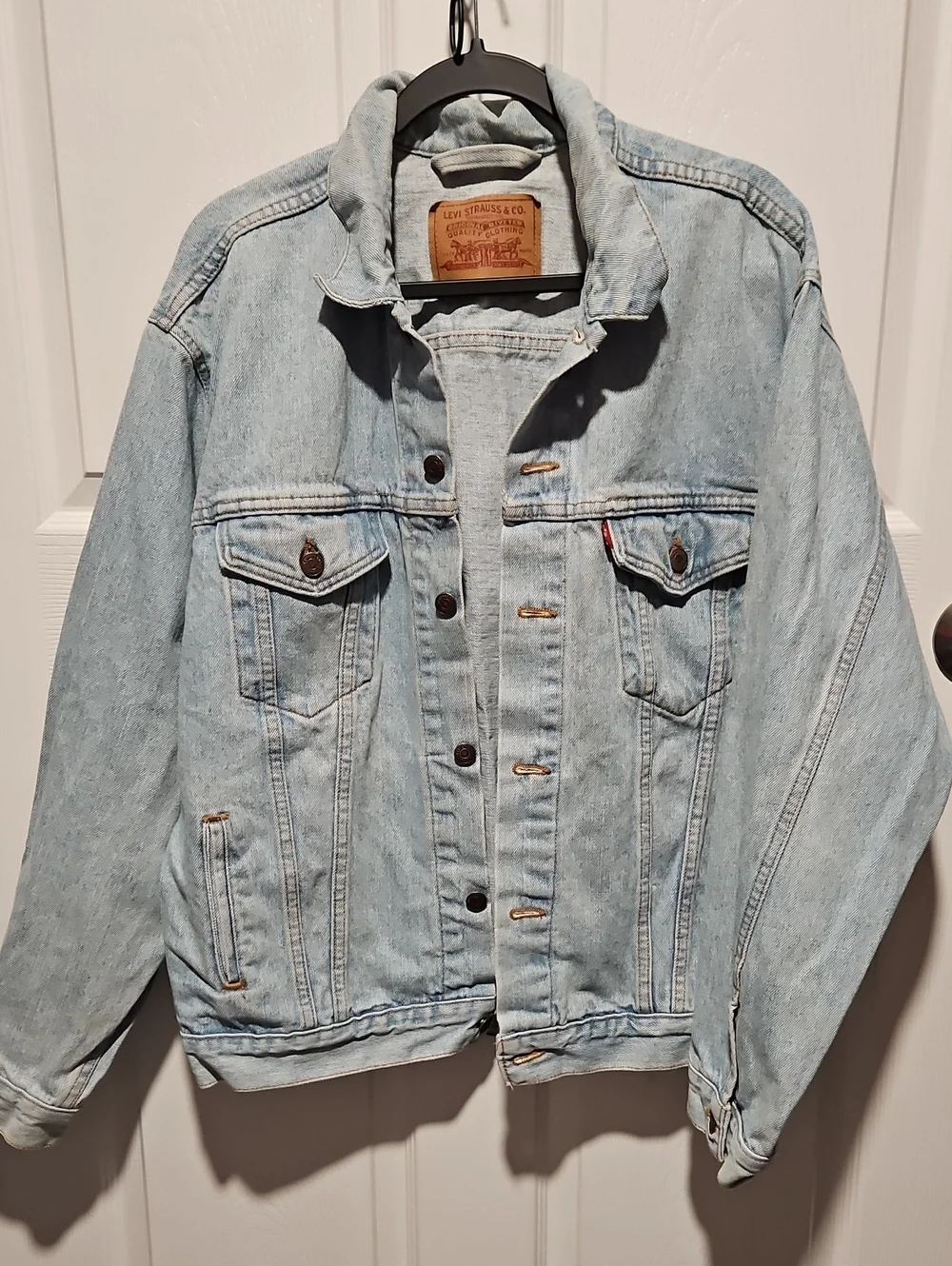 Vintage Levi's Light Wash Denim Trucker Jacket